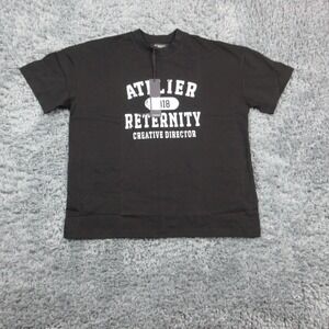 Reternity Shirt Mens Small Black Atelier Emblem Creative Director Tee NWT